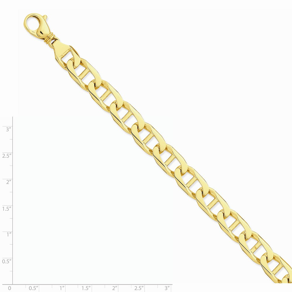 FJC Finejewelers 8 Inch 14k 11mm Hand-polished Anchor Link Chain Bracelet
