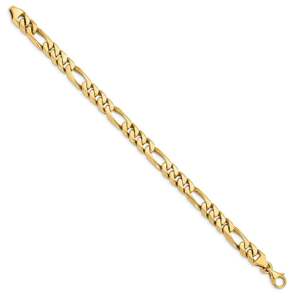 FJC Finejewelers 8 Inch 14k 8mm Hand-polished Figaro Link Chain Bracelet
