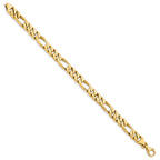 FJC Finejewelers 8 Inch 14k 8mm Hand-polished Figaro Link Chain Bracelet