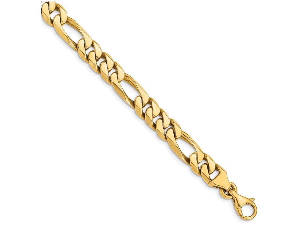 FJC Finejewelers 8 Inch 14k 8mm Hand-polished Figaro Link Chain Bracelet