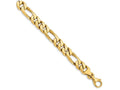 FJC Finejewelers 8 Inch 14k 8mm Hand-polished Figaro Link Chain Bracelet