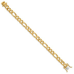 FJC Finejewelers 8 Inch 14k 9mm Hand-polished Figaro Link Chain Bracelet