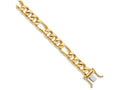 FJC Finejewelers 8 Inch 14k 9mm Hand-polished Figaro Link Chain Bracelet