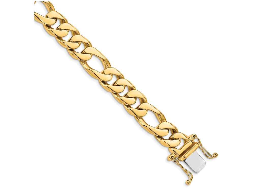 FJC Finejewelers 8 Inch 14k 11mm Hand-polished Figaro Link Chain Bracelet
