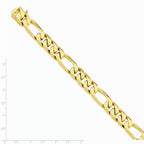 FJC Finejewelers 8 Inch 14k 13mm Hand-polished Figaro Link Chain Bracelet