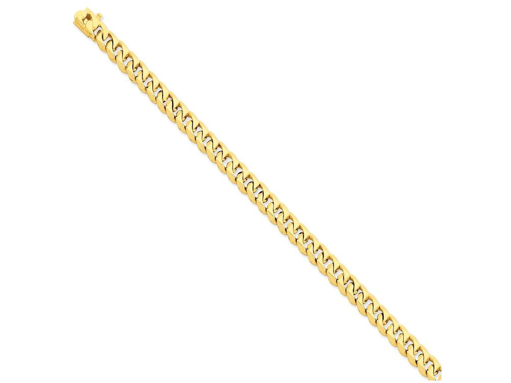FJC Finejewelers 8 Inch 14k Yellow Gold 7mm Hand-polished Traditional Link Chain Bracelet