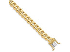 FJC Finejewelers 8 Inch 14k 8.3mm Hand-polished Traditional Link Chain Bracelet