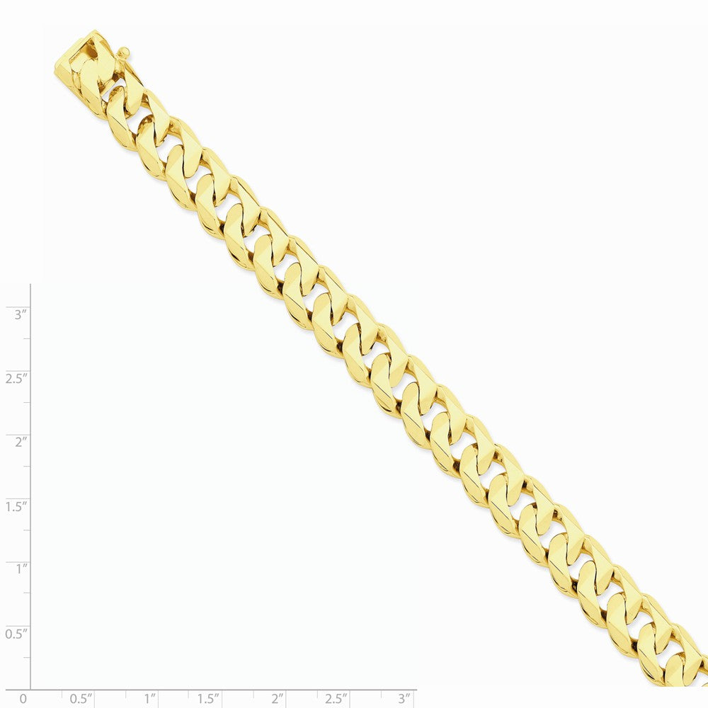 FJC Finejewelers 8 Inch 14k 11mm Hand-polished Traditional Link Chain Bracelet