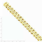FJC Finejewelers 8 Inch 14k 16mm Hand-polished Traditional Link Chain Bracelet