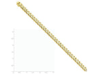 FJC Finejewelers 8 Inch 14k Yellow Gold 7.25mm Hand-polished Rounded Curb Chain Bracelet