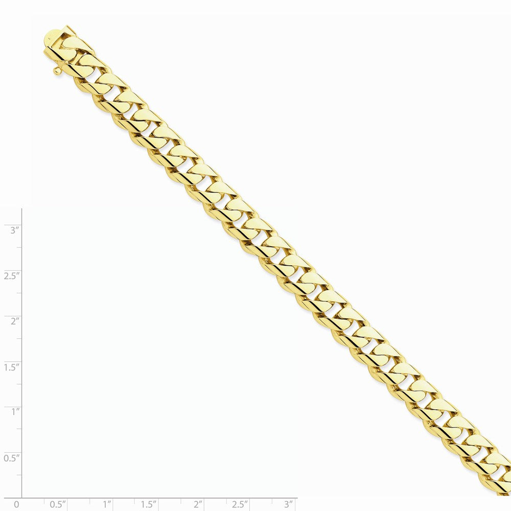 FJC Finejewelers 8 Inch 14k 10mm Hand-polished Rounded Curb Chain Bracelet