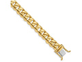 FJC Finejewelers 8 Inch 14k 10mm Hand-polished Rounded Curb Chain Bracelet