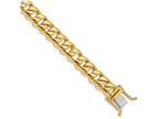 FJC Finejewelers 8 Inch 14k 10mm Hand-polished Rounded Curb Chain Bracelet