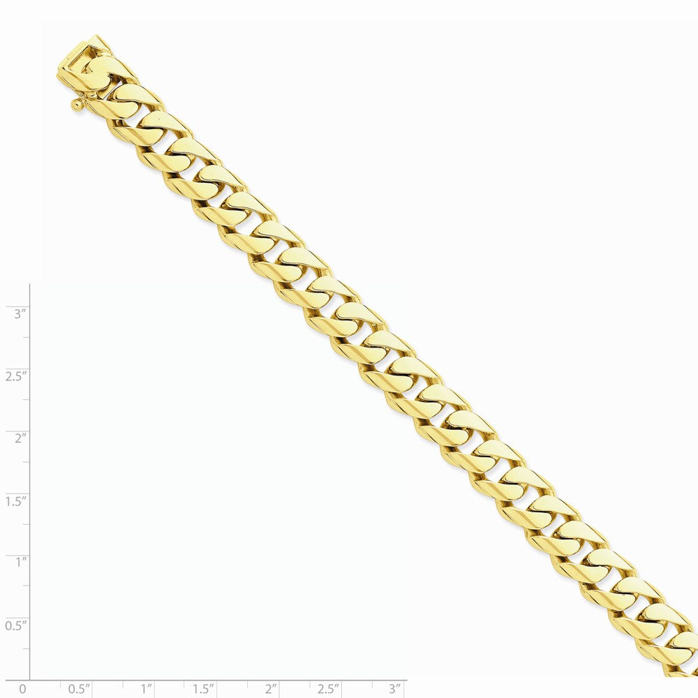 FJC Finejewelers 8 Inch 14k 11mm Hand-polished Rounded Curb Chain Bracelet