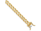 FJC Finejewelers 8 Inch 14k 7.8mm Hand-polished Flat Beveled Curb Chain Bracelet