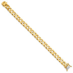 FJC Finejewelers 8 Inch 14k 10mm Hand-polished Fancy Link Chain Bracelet