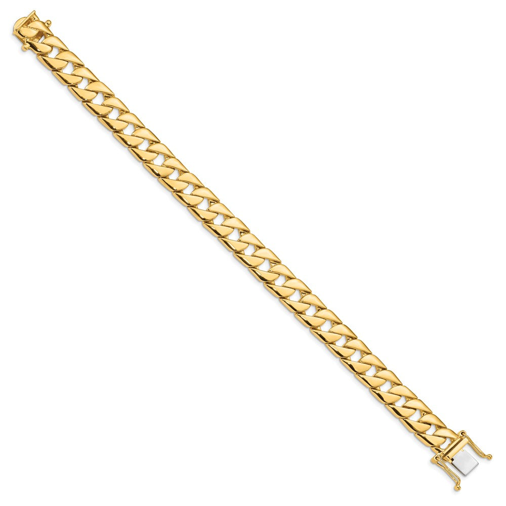 FJC Finejewelers 8 Inch 14k 10mm Hand-polished Fancy Link Chain Bracelet