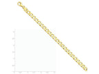 FJC Finejewelers 8 Inch 14k Yellow Gold 6.5mm Hand-polished Fancy Link Chain Bracelet