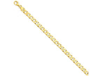 FJC Finejewelers 8 Inch 14k Yellow Gold 6.5mm Hand-polished Fancy Link Chain Bracelet