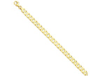 FJC Finejewelers 7 Inch 14k Yellow Gold 7mm Hand-polished Fancy Link Chain Bracelet