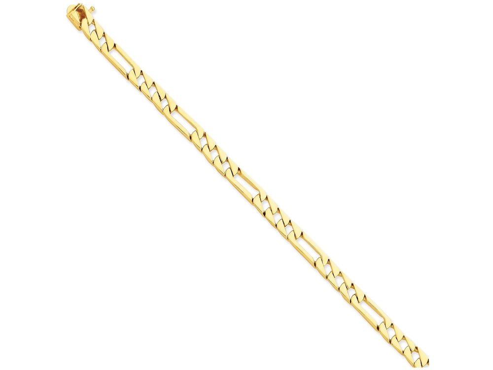 FJC Finejewelers 8 Inch 14k Yellow Gold 6mm Hand-polished Fancy Link Chain Bracelet
