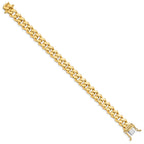FJC Finejewelers 8 Inch 14k 10mm Hand-polished Fancy Link Chain Bracelet