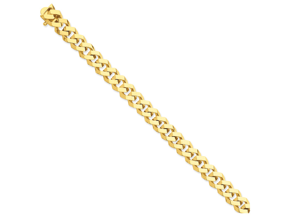 FJC Finejewelers 9 Inch 14k 10mm Hand-polished Fancy Link Chain Ankle Bracelet (Smaller Ankles)