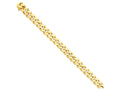 FJC Finejewelers 9 Inch 14k 10mm Hand-polished Fancy Link Chain Ankle Bracelet (Smaller Ankles)