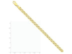 FJC Finejewelers 8 Inch 14k Yellow Gold 7mm Hand-polished Fancy Link Chain Bracelet