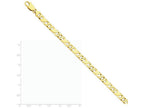 FJC Finejewelers 8 Inch 14k Yellow Gold 7mm Hand-polished Fancy Link Chain Bracelet