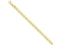 FJC Finejewelers 8 Inch 14k Yellow Gold 6mm Hand-polished Fancy Link Chain Bracelet