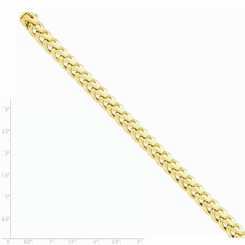 FJC Finejewelers 8 Inch 14k 9mm Hand-polished Fancy Link Chain Bracelet