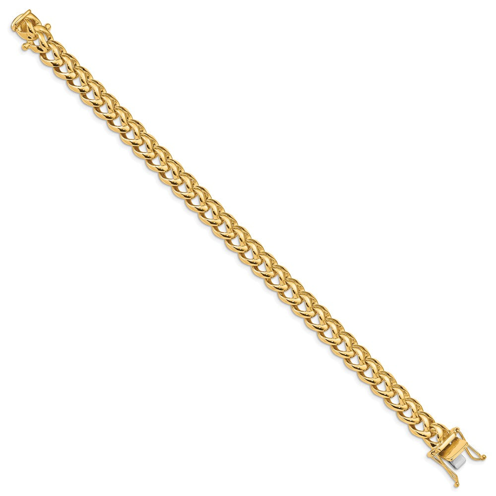 FJC Finejewelers 8 Inch 14k 9mm Hand-polished Fancy Link Chain Bracelet