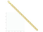 FJC Finejewelers 8 Inch 14k Yellow Gold 7mm Hand-polished Fancy Link Chain Bracelet