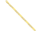 FJC Finejewelers 8 Inch 14k Yellow Gold 7mm Hand-polished Fancy Link Chain Bracelet