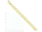 FJC Finejewelers 8 Inch 14k Yellow Gold 9.25mm Hand-polished Fancy Link Chain Bracelet