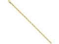 FJC Finejewelers 7 Inch 14k Yellow Gold 4.5mm Hand-polished Fancy Link Chain Bracelet