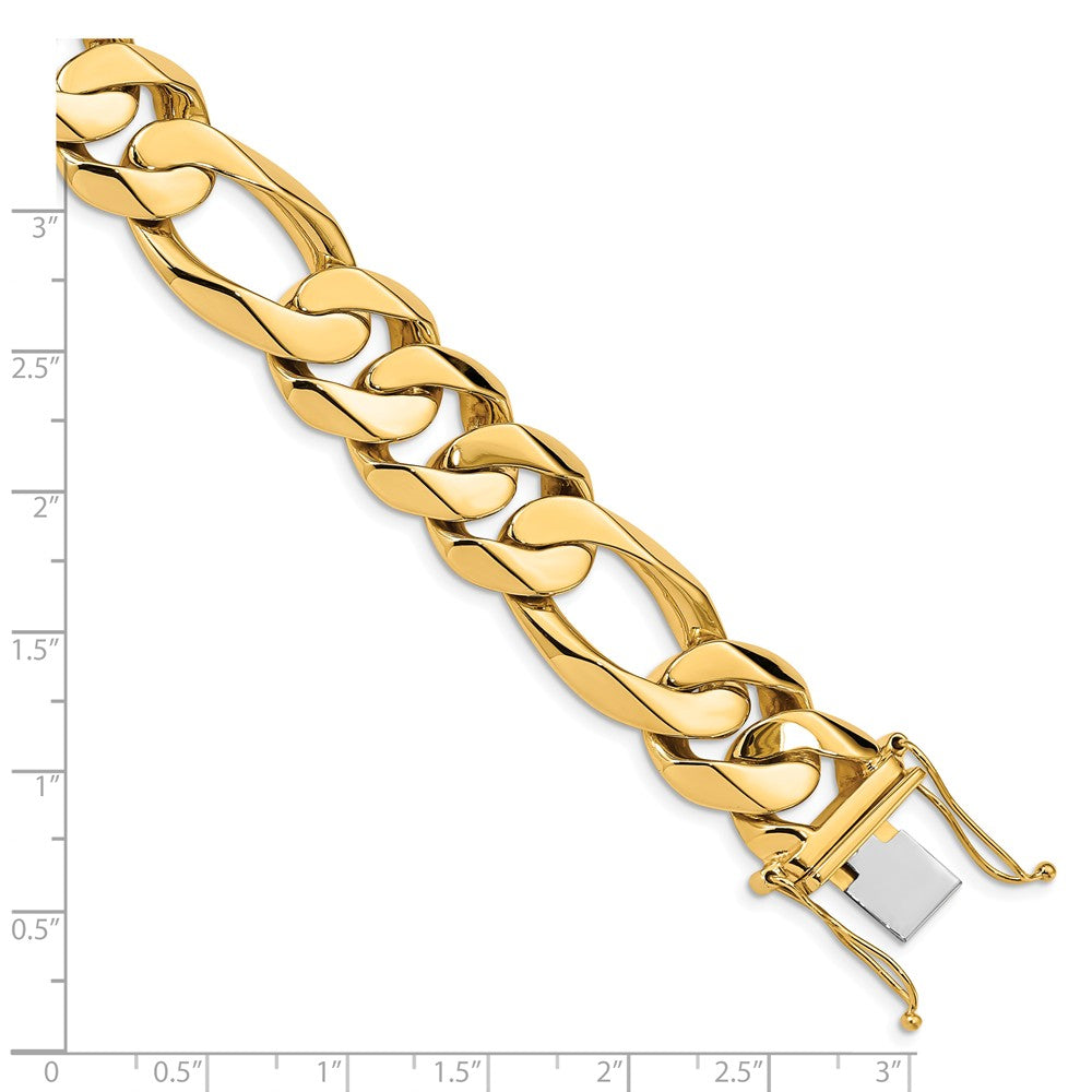 FJC Finejewelers 8.25 Inch 14k 16mm Fancy Heavy Figaro Link Chain Bracelet