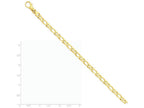 FJC Finejewelers 7 Inch 14k Yellow Gold 4.8mm Polished Fancy Link Chain Bracelet