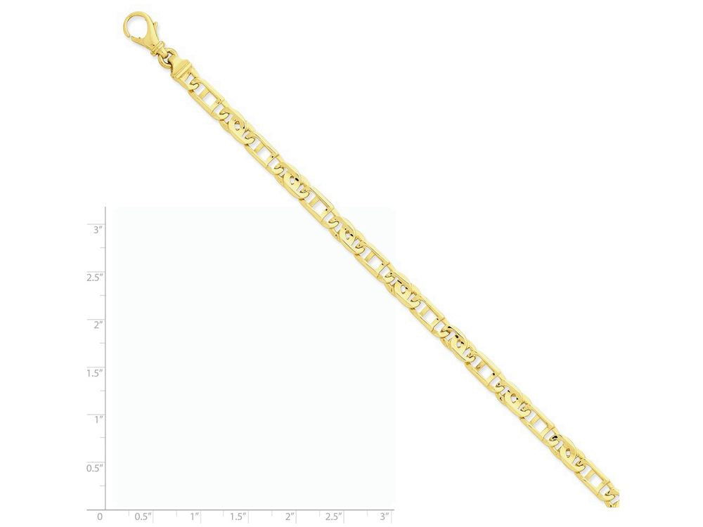 FJC Finejewelers 7.5 Inch 14k Yellow Gold 5.8mm Polished Fancy Link Chain Bracelet