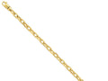 FJC Finejewelers 14 kt Yellow Gold 5.9mm Hand-polished Fancy Link Bracelet
