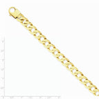 FJC Finejewelers 8.25 Inch 14k Polished Fancy Curb Link Chain Bracelet