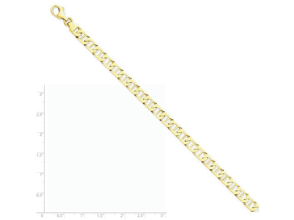 FJC Finejewelers 8 Inch 14k Yellow Gold 6.25mm Polished Fancy Anchor Link Chain Bracelet