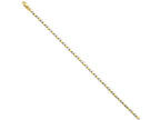 FJC Finejewelers 7 Inch 14k Yellow Gold Two-tone 2.5mm Fancy Link Chain Bracelet