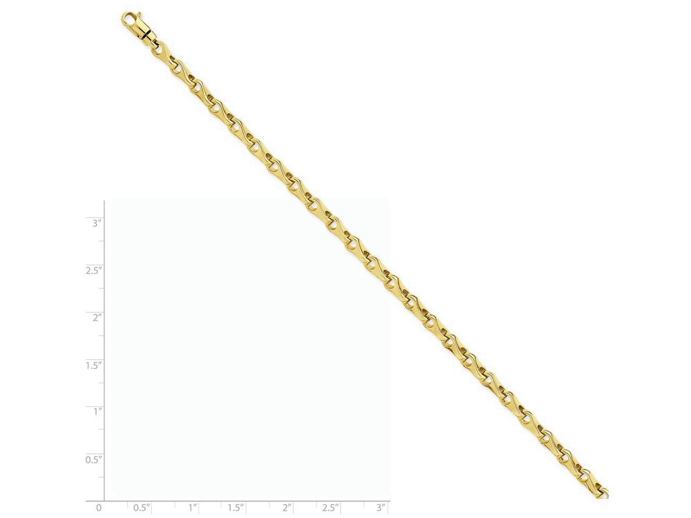 FJC Finejewelers 8.25 Inch 14k Yellow Gold 4.5mm Fancy Link Chain Bracelet