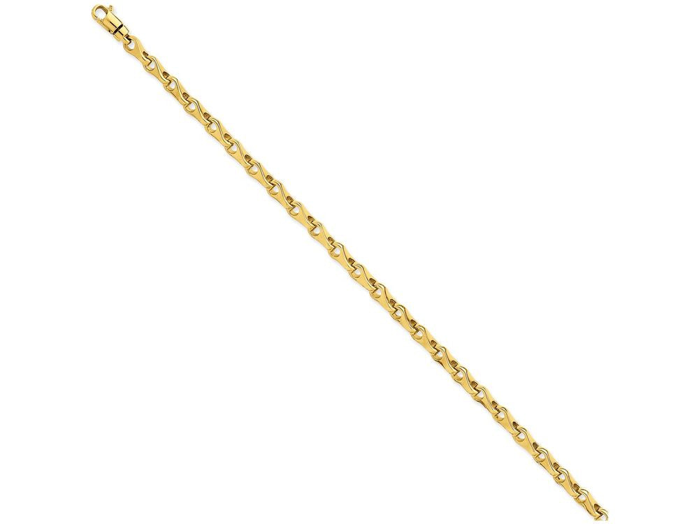 FJC Finejewelers 8.25 Inch 14k Yellow Gold 4.5mm Fancy Link Chain Bracelet