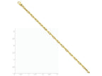 FJC Finejewelers 7.25 Inch 14k Yellow Gold 3.25mm Polished Fancy Link Chain Bracelet