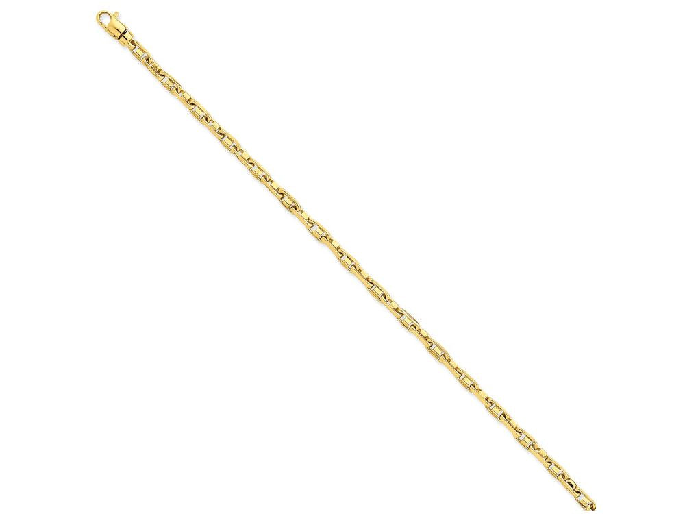 FJC Finejewelers 7.25 Inch 14k Yellow Gold 3.25mm Polished Fancy Link Chain Bracelet