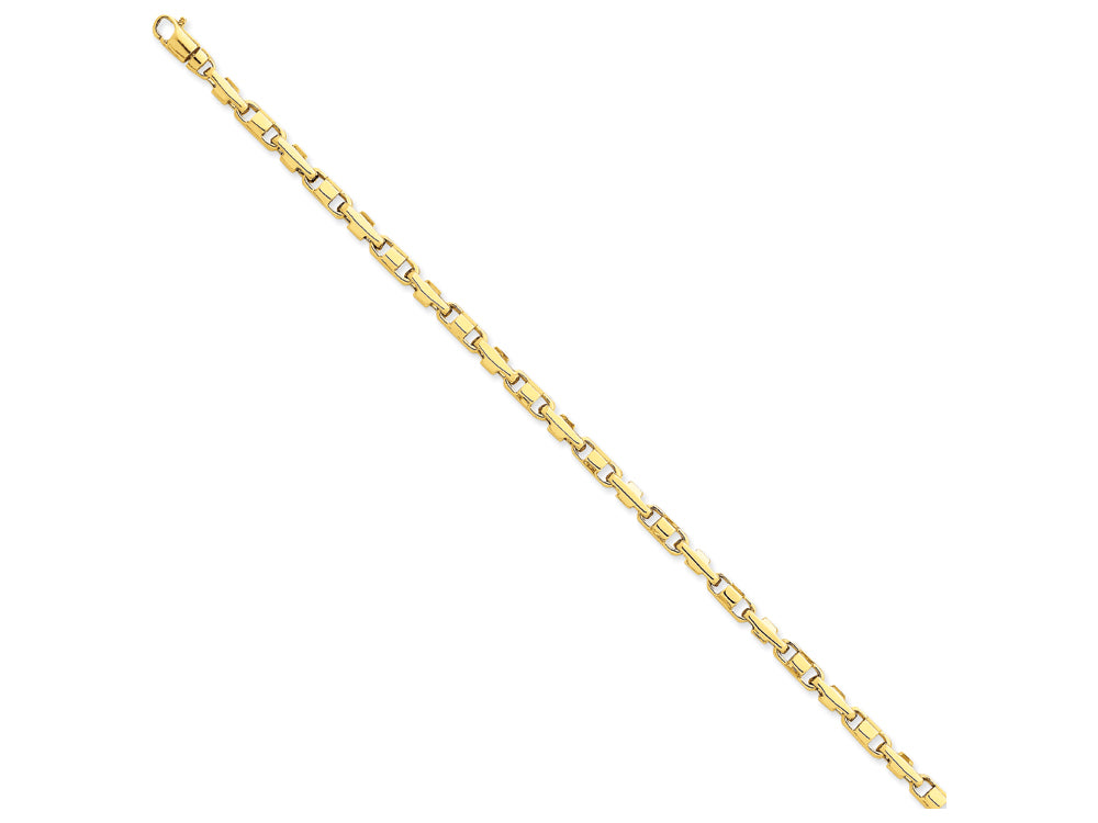FJC Finejewelers 7 Inch 14k Yellow Gold 3.75mm Polished Fancy Link Chain Bracelet
