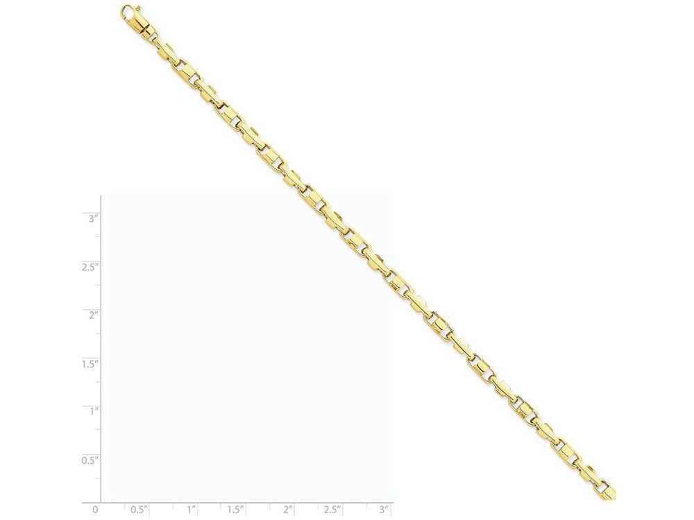 FJC Finejewelers 8 Inch 14k Yellow Gold 3.75mm Polished Fancy Link Chain Bracelet